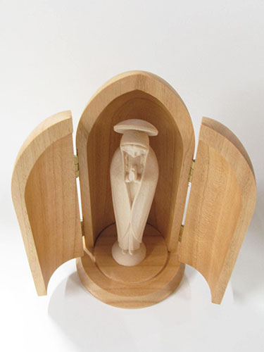 画像3: ドーム型木製マリア像（大型・白木） ※返品不可商品 