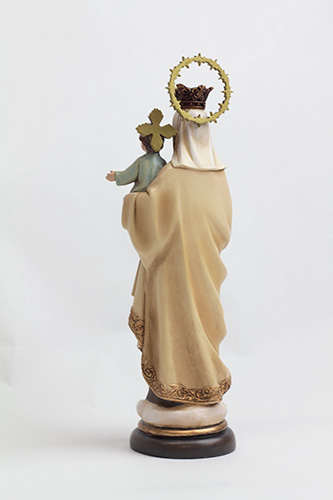 画像4: 聖像 再生木材製 カルメル山の聖母(Madonna of Carmine）
