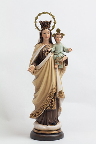 画像2: 聖像 再生木材製 カルメル山の聖母(Madonna of Carmine）