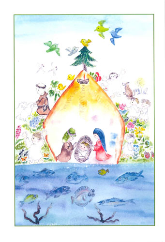 画像1: クリスマスカード 東京カルメル ※返品不可商品