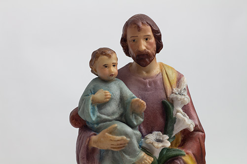 画像4: 聖像 再生木材製 聖ヨセフと幼子イエス(St Joseph）