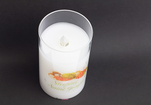画像3: LED REAL CANDLE with Vanilla Wax（Sleeping Saint Joseph)