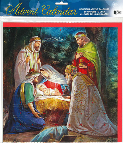 画像1: アドベントカレンダー 封筒付 95037A　※返品不可商品 