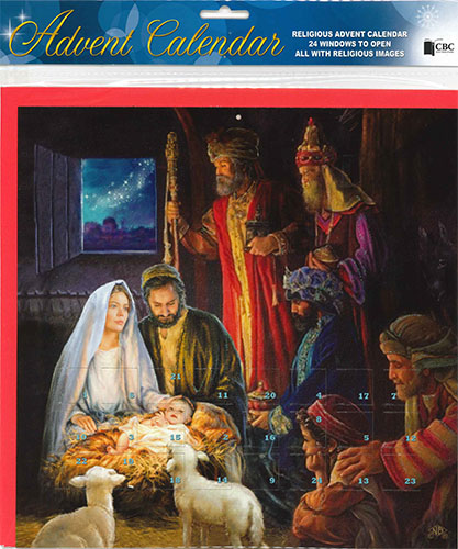 画像1: アドベントカレンダー 封筒付 95046A　※返品不可商品 