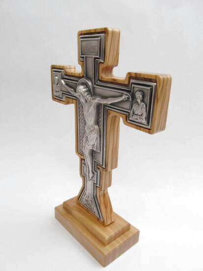 画像3: オリーブ製聖ダミアンの十字架 18.5cm　※返品不可商品