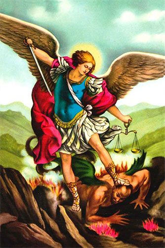 画像1: フィデスポストカード 大天使聖ミカエルB (5枚組) ※返品不可商品
