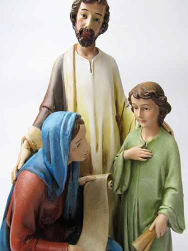 画像3: 聖像 再生木材製 聖家族（Holy Family）