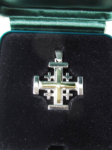 画像1: Jehoshu'a  K18＆Silver925製エルサレム十字架  ※返品不可商品