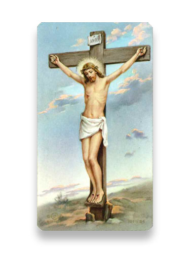 画像1: ご絵  十字架上のイエス (10枚入り) ※返品不可商品