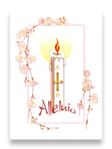 画像1: イースターカード　(Alleluia/桜/ローソクAΩ) ※返品不可商品