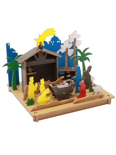 画像3: DIY木製パズル ネイティビティ ※返品不可商品