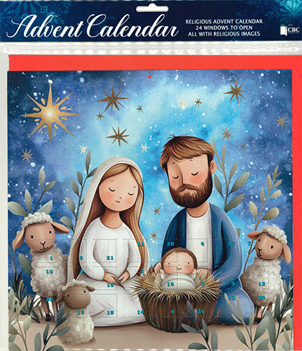 画像1: アドベントカレンダー 封筒付 95027A　※返品不可商品 