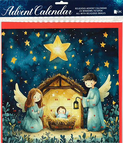 画像1: アドベントカレンダー 封筒付 95034A　※返品不可商品 