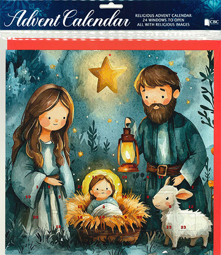 画像1: アドベントカレンダー 封筒付 95034B　※返品不可商品 