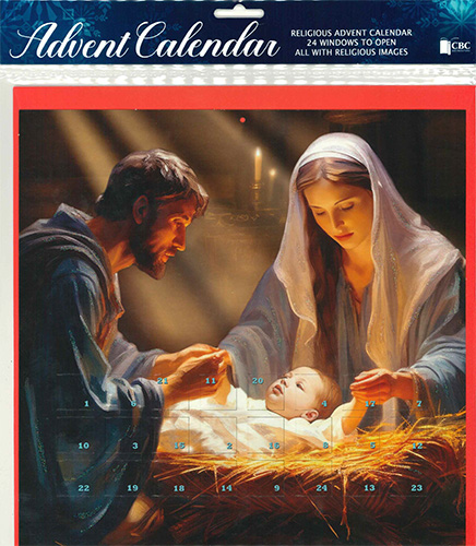 画像1: アドベントカレンダー 封筒付 95053B　※返品不可商品 