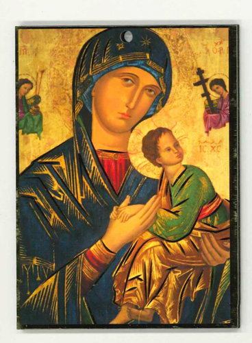 画像1: イタリア製板絵 絶えざる御助けの聖母 ※返品不可商品