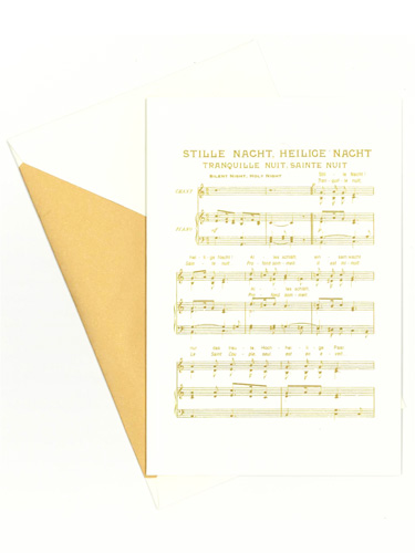 画像2: 二つ折りクリスマスカード STILLE NACHT, HEILIGE NACHT ※返品不可商品