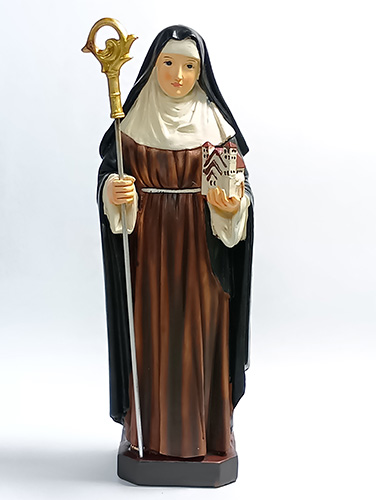 画像2: 聖ブリジッタ像(Saint Brigid) 約20.5cm　※返品不可商品