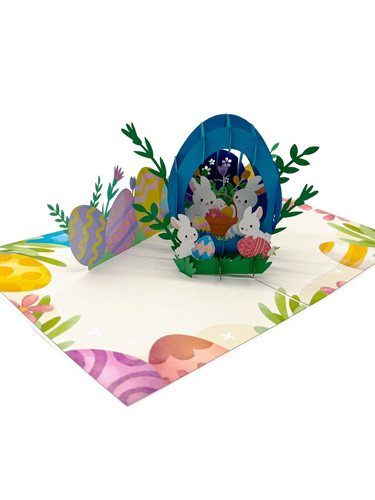 画像2: イースターカードPOP-UPカード 855