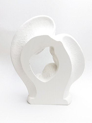 画像4: レジンホワイトゴールド 聖家族15cm ※返品不可商品