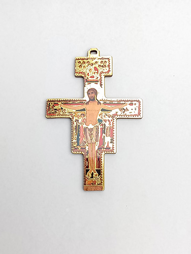 画像1: サンダミアーノ木製十字架（78×52mm） ※返品不可商品 