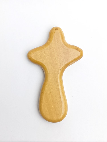 画像1: オリーブ製十字架（像なし）（110×65mm） ※返品不可商品 