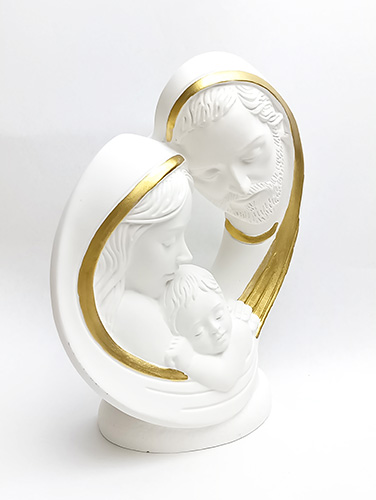 画像3: レジンホワイトゴールド 聖家族15cm ※返品不可商品