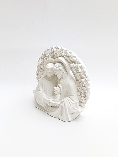 画像3: 聖像 レジンホワイト聖家族 ※返品不可商品
