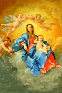 画像1: フィデスポストカード 薔薇の聖母子 (5枚組)